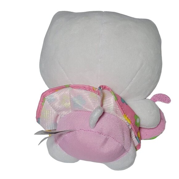 TY San Rio Hello Kitty Easter Bunny Egg Plush Stuffed Animal Dress Bow Toy - Picture 3 of 5